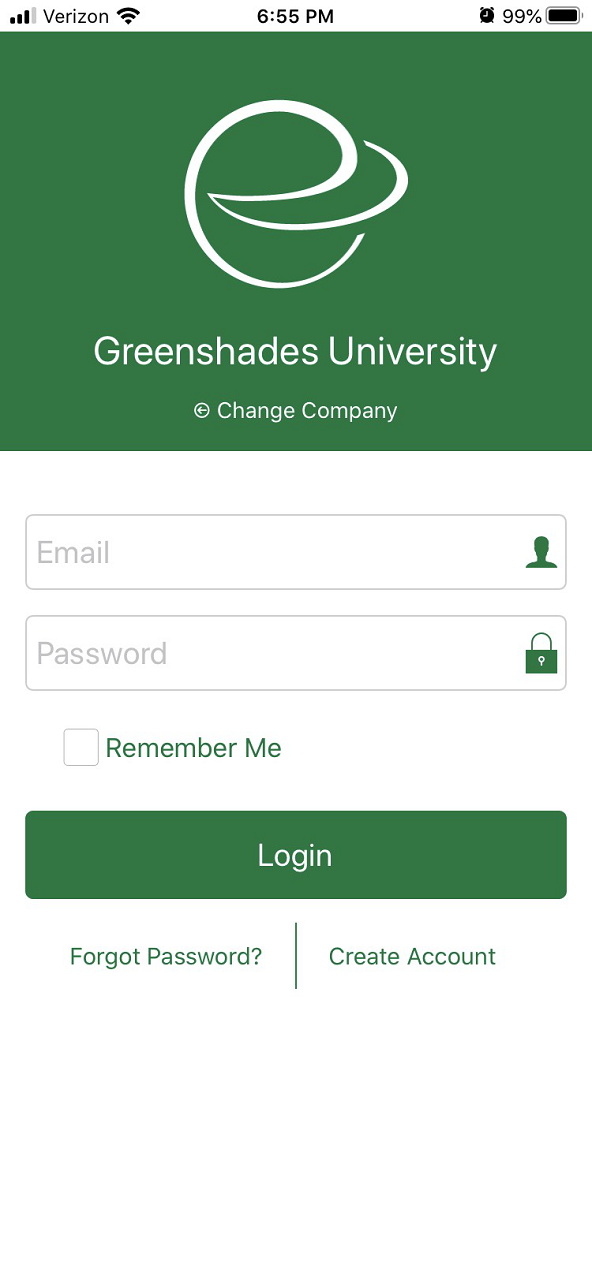 Green Employee iOS app